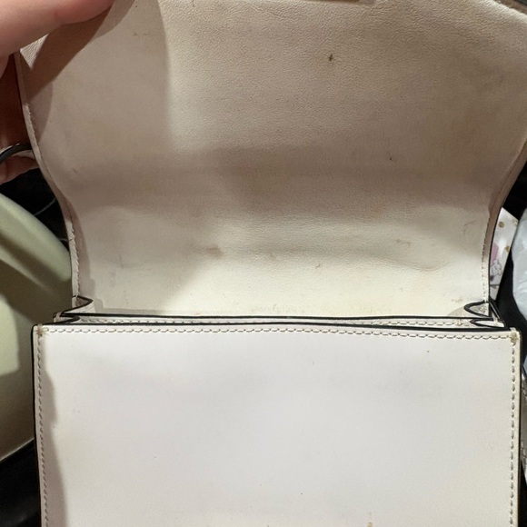 Tory Burch White and Gold Mini Bag - Picture 11 of 16